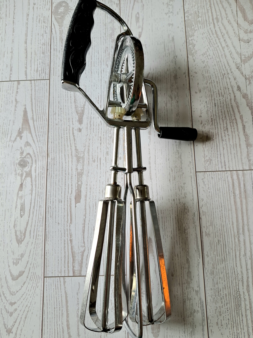 Manual Hand Mixer Egg Beater Stainless Steel Collectible Japan
